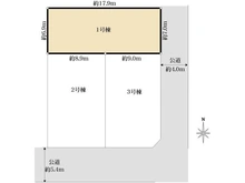 【東京都/小平市学園東町】小平市学園東町3丁目 新築一戸建て 区画図