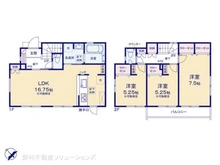 【東京都/東久留米市柳窪】東久留米市柳窪2丁目 新築一戸建て 間取り図
