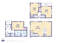 【東京都/小金井市東町】小金井市東町4丁目 新築一戸建て 間取り図