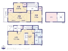 【東京都/小平市仲町】小平市仲町 新築一戸建て 間取り図