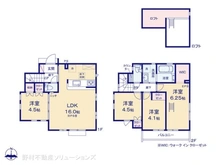 【東京都/小平市学園東町】小平市学園東町 新築一戸建て 間取り図