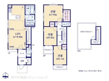 【東京都/世田谷区瀬田】世田谷区瀬田5丁目 新築一戸建て 間取り図