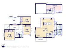 【東京都/杉並区宮前】杉並区宮前1丁目 新築一戸建て 間取り図