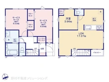 【東京都/杉並区上井草】杉並区上井草4丁目 新築一戸建て 間取り図