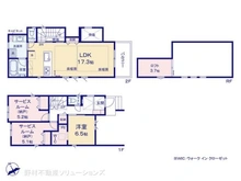 【東京都/杉並区成田西】杉並区成田西1丁目 新築一戸建て 間取り図