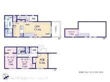 【東京都/杉並区成田西】杉並区成田西1丁目 新築一戸建て 間取り図