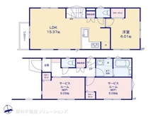 【東京都/杉並区宮前】杉並区宮前1丁目 新築一戸建て 間取り図