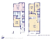 【東京都/杉並区宮前】杉並区宮前1丁目 新築一戸建て 間取り図