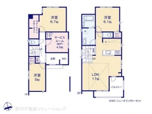 【東京都/杉並区宮前】杉並区宮前1丁目 新築一戸建て 間取り図
