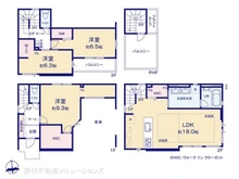 【東京都/杉並区阿佐谷北】杉並区阿佐谷北1丁目 新築一戸建て 間取り図