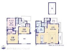 【東京都/杉並区本天沼】杉並区本天沼3丁目 新築一戸建て 間取り図