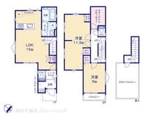 【東京都/杉並区井草】杉並区井草3丁目 新築一戸建て 間取り図