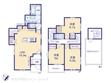 【東京都/杉並区井草】杉並区井草3丁目 新築一戸建て 間取り図