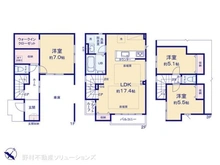【東京都/練馬区氷川台】練馬区氷川台3丁目 新築一戸建て 間取り図