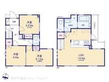 【東京都/練馬区春日町】練馬区春日町4丁目 新築一戸建て 間取り図