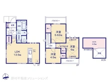 【東京都/練馬区富士見台】練馬区富士見台1丁目 新築一戸建て 間取り図