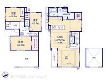 【東京都/練馬区向山】練馬区向山4丁目 新築一戸建て 間取り図