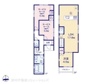 【東京都/練馬区羽沢】練馬区羽沢2丁目 新築一戸建て 間取り図