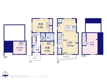 【東京都/練馬区貫井】練馬区貫井4丁目 新築一戸建て 間取り図
