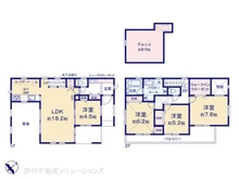 【東京都/練馬区豊玉南】練馬区豊玉南2丁目 新築一戸建て 間取り図