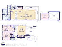 【東京都/練馬区富士見台】練馬区富士見台2丁目 新築一戸建て 間取り図