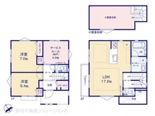 【東京都/練馬区桜台】練馬区桜台5丁目 新築一戸建て 間取り図
