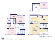 【東京都/練馬区高松】練馬区高松6丁目 新築一戸建て 間取り図