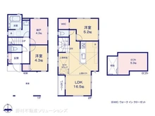 【東京都/練馬区高松】練馬区高松6丁目 新築一戸建て 間取り図