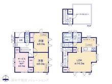 【東京都/世田谷区上祖師谷】世田谷区上祖師谷1丁目 新築一戸建て 間取り図