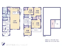 【東京都/世田谷区上祖師谷】世田谷区上祖師谷1丁目 新築一戸建て 間取り図