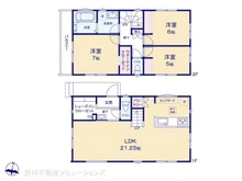 【東京都/三鷹市北野】三鷹市北野2丁目 新築一戸建て 間取り図