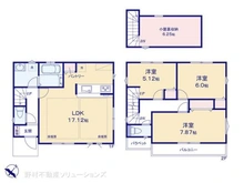 【東京都/世田谷区北烏山】世田谷区北烏山4丁目 新築一戸建て 間取り図