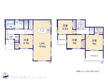 【東京都/調布市緑ケ丘】調布市緑ケ丘1丁目 新築一戸建て 間取り図