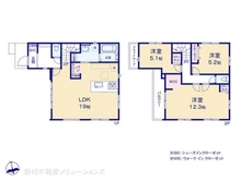 【東京都/調布市緑ケ丘】調布市緑ケ丘1丁目 新築一戸建て 間取り図