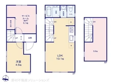【東京都/世田谷区八幡山】世田谷区八幡山2丁目 新築一戸建て 間取り図