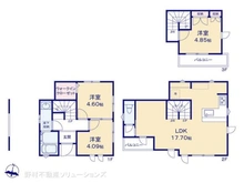 【東京都/調布市若葉町】調布市若葉町2丁目 新築一戸建て 間取り図