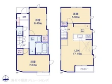 【東京都/世田谷区給田】世田谷区給田5丁目 新築一戸建て 間取り図