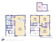 【東京都/三鷹市北野】三鷹市北野1丁目 新築一戸建て 間取り図