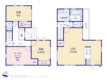 【東京都/世田谷区北烏山】世田谷区北烏山3丁目 中古一戸建て 間取り図