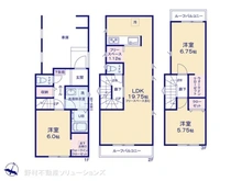 【東京都/世田谷区北烏山】世田谷区北烏山8丁目 新築一戸建て 間取り図