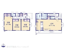【東京都/世田谷区上祖師谷】世田谷区上祖師谷2丁目 新築一戸建て 間取り図