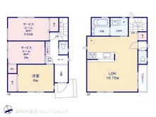 【東京都/世田谷区梅丘】世田谷区梅丘2丁目 新築一戸建て 間取り図