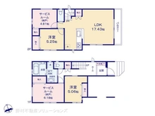 【東京都/世田谷区梅丘】世田谷区梅丘2丁目 新築一戸建て 間取り図