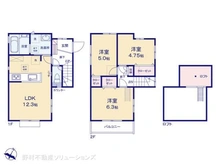 【東京都/調布市入間町】調布市入間町1丁目 新築一戸建て 間取り図