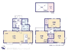 【東京都/世田谷区千歳台】世田谷区千歳台4丁目 新築一戸建て 間取り図