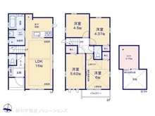 【東京都/世田谷区喜多見】世田谷区喜多見3丁目 新築一戸建て 間取り図