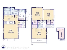 【東京都/世田谷区祖師谷】世田谷区祖師谷6丁目 新築一戸建て 間取り図