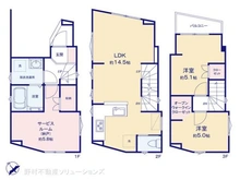【東京都/世田谷区喜多見】世田谷区喜多見8丁目 新築一戸建て 間取り図