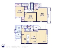 【東京都/狛江市元和泉】狛江市元和泉1丁目 新築一戸建て 間取り図