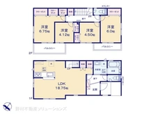 【東京都/狛江市駒井町】狛江市駒井町3丁目 新築一戸建て 間取り図